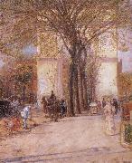 Washington Arch in Spring Childe Hassam